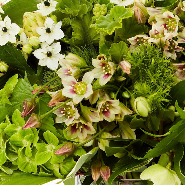 Citrus Garden bouquet closeup