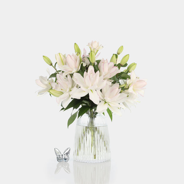 double white lily Double Rose Lilies – Belle Fleur New York